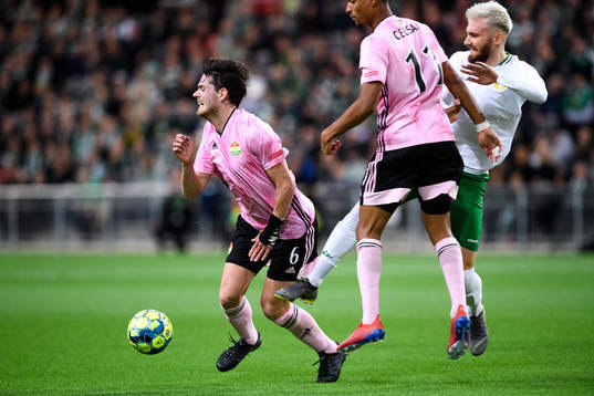 Dalkurds Robin Tranberg och Hammarbys Simon Sandberg