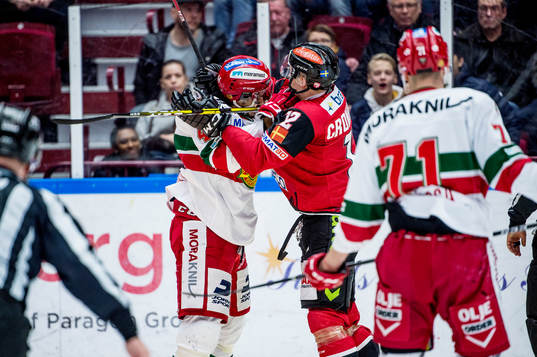 Moras Matej Stransky i bråk med Malmö Redhawks Linus