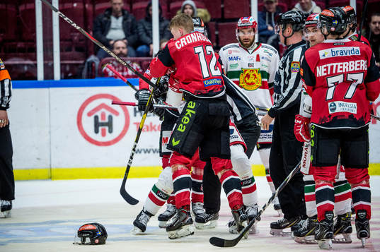 Moras Matej Stransky i bråk med Malmö Redhawks Linus
