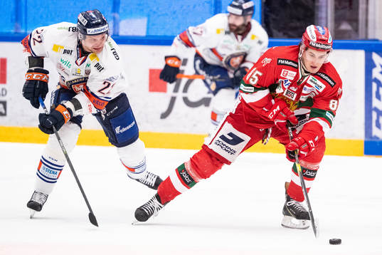 Växjös Janne Pesonen och Moras Michael Haga