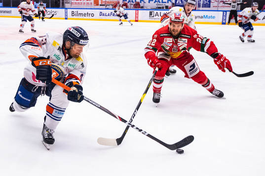 Växjös Nichlas Hardt och Moras Matt Bailey