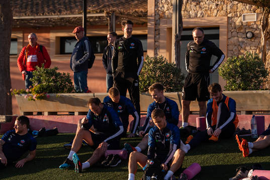 Tränare Per-Ola Ljung, Anders Randrup, Andreas Granqvist,