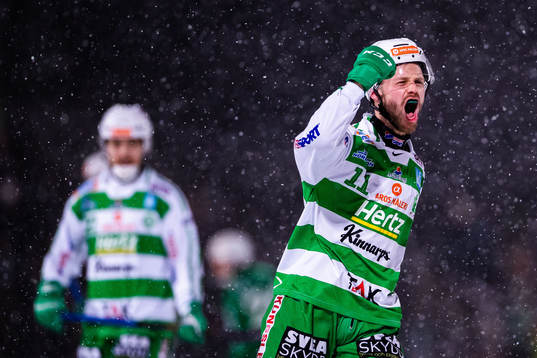 Bla gjennom flere bilder av Bandy, Elitserien, Semifinal 2, Hammarby - Västerås