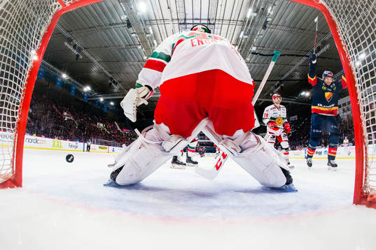 Djurgårdens Daniel Brodin har gjort 7-1 bakom Moras