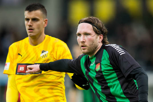 Häckens Alexander Jeremejeff och GAIS Emil Wahlström