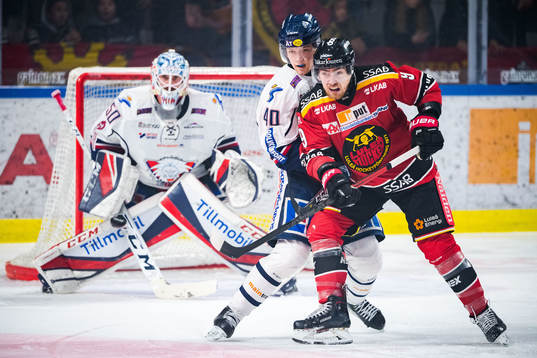 Linköpings Simon Lundmark och Luleås Johan Forsberg