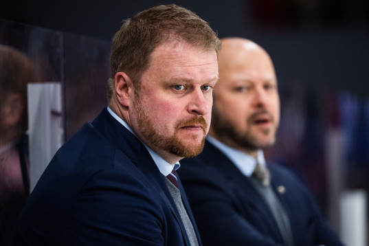 Linköpings assisterande tränare Klas Östman och tränare