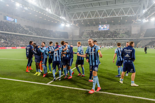 Djurgårdens Marcus Danielson jublar