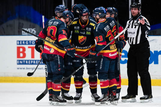 Djurgårdens Niclas Bergfors, Dick Axelsson  och Linus