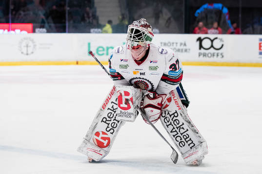 Frölundas målvakt Johan Gustafsson