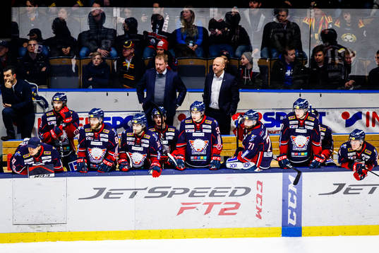 Linköpings assisterande tränare Klas Östman och tränare