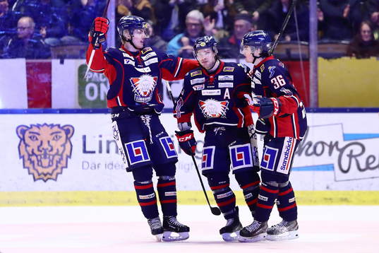 Linköpings Johan Södergran, Andrew Gordon och Filip