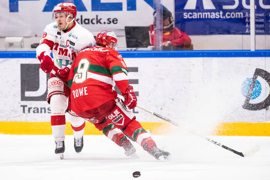 Timrås Hampus Larsson och Moras Andrew Rowe