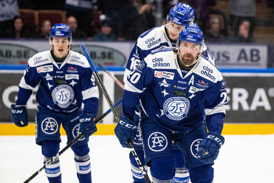 Leksands Mattias Karlsson jublar