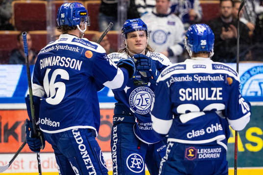 Leksands Anton Karlsson jublar