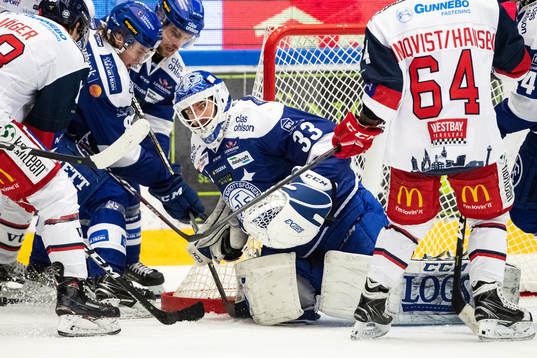 Leksands målvakt Axel Brage