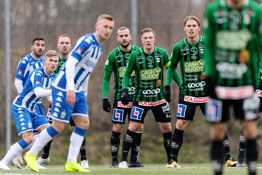 Varbergs Perparim Beqaj, Jesper Modig och Hampus Zackrisson