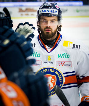 Växjös Roman Horak jublar vid 1-1 målet