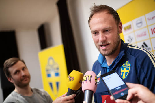Andreas Granqvist of the Swedish national football team at