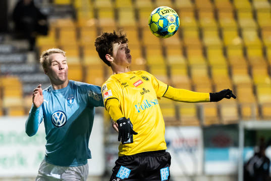 Elfsborgs Jesper Sandberg Hesselgren och Malmö FF´s Victor Larsson