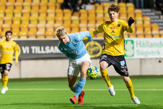 Elfsborgs Jesper Sandberg Hesselgren och Malmö FF´s Victor Larsson