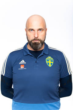 Förbundskapten Peter Wennberg i P18-landslaget