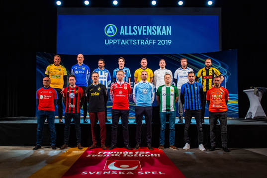 Hans Eklund, tränare Falkenberg, Joel Cedergren, tränare