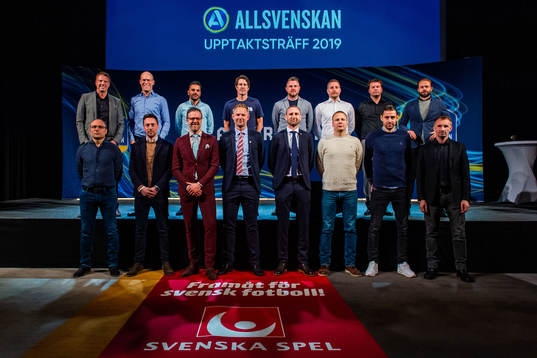 Hans Eklund, tränare Falkenberg, Joel Cedergren, tränare