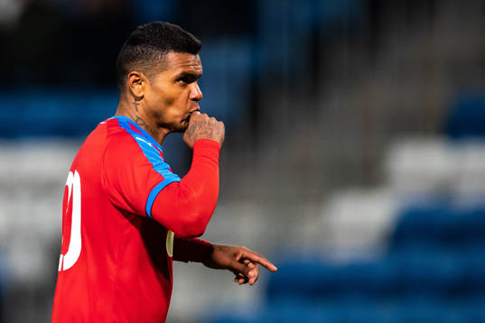 Helsingborgs Wanderson do Carmo jublar efter 2-2