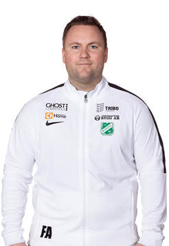 Moröns tränare Fredrik Asplund poserar för ett porträtt den 22 mars 2019 i Skellefteå.