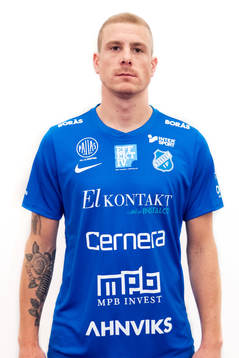 I denna handout-bild från Norrby IF poserar Norrbys Nicklas Savolainen för ett porträtt den 22 mars 2019 i Borås.