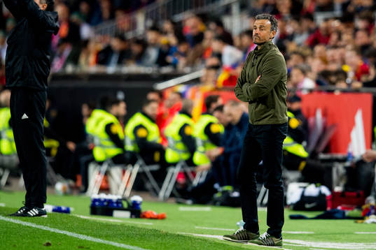 Luis Enrique, head coach of Spain,