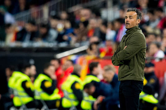 Luis Enrique, head coach of Spain,