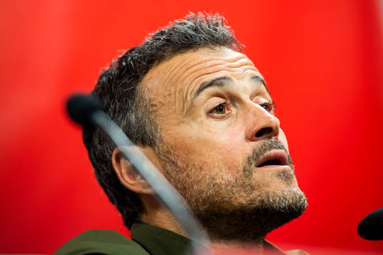 Luis Enrique, head coach of Spain,