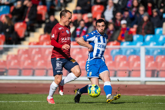 Örgrytes Calle Wede och IFK Göteborgs Giorgi Kharaishvili