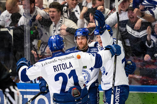 Leksands Martin Karlsson jublar