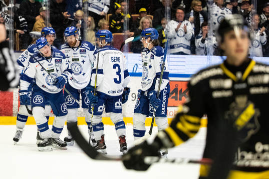 Leksands Lucas Nordsäter jublar
