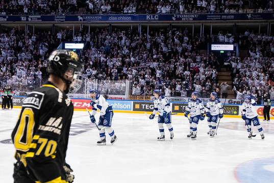 Leksands Mattias Ritola jublar