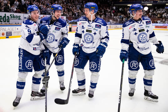 Leksands Marcus Karlberg   och August Berg och Lukas