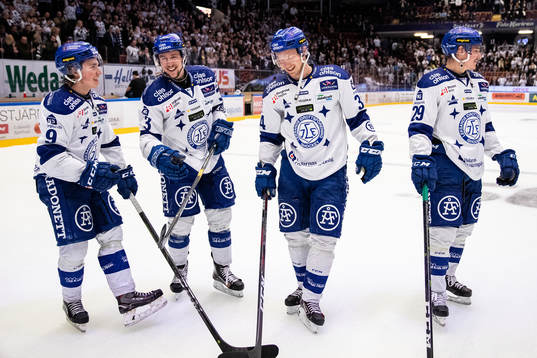 Leksands Marcus Karlberg   och August Berg och Lukas