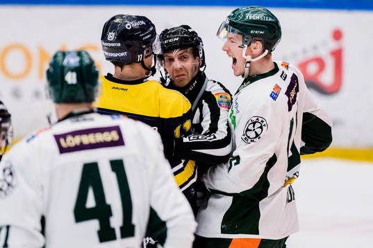 s Simon Önerud och Färjestads Gustav Rydahl