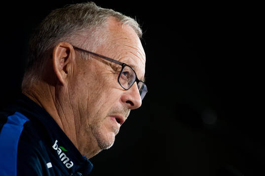 Lars Lagerbäck, head coach of Norway,