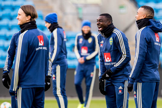 Ken Sema of the Swedish national football team