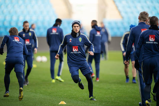 Albin Ekdal of the Swedish national football team