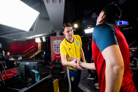 David Eidhammer of Sweden and Sondre Voktor of Norway