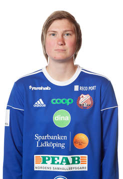 Lidköpings målvakt Sara Alexandersson poserar för ett porträtt den 28 mars 2019 i Lidköping.