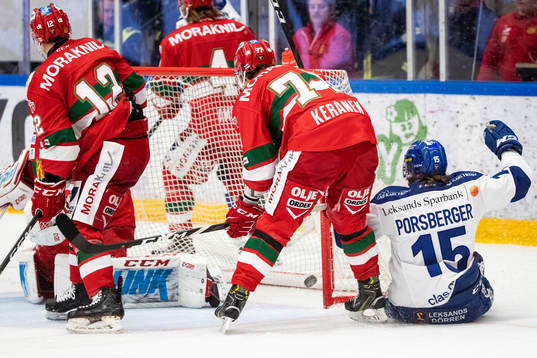 Leksands Johan Porsberger jublar