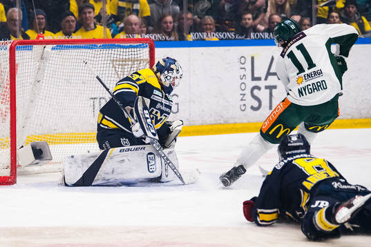s målvakt Jonas Gunnarsson  och Nils Andersson