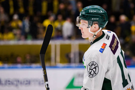 Färjestads Gustav Rydahl jublar