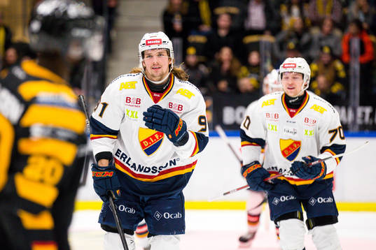 Djurgårdens Axel Jonsson Fjällby och Marcus Davidsson